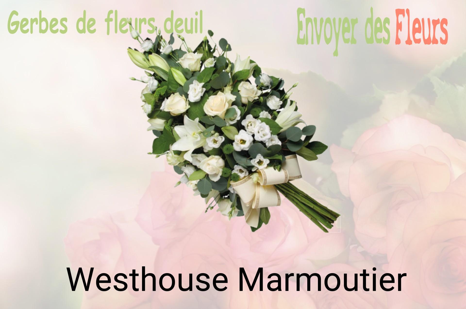 Gerbe de fleurs de deuil livrée à Westhouse-Marmoutier